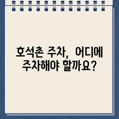 호석촌 순대국집 주차 딱지 끊긴 경험 공유 | 주차 팁, 주의사항, 후기