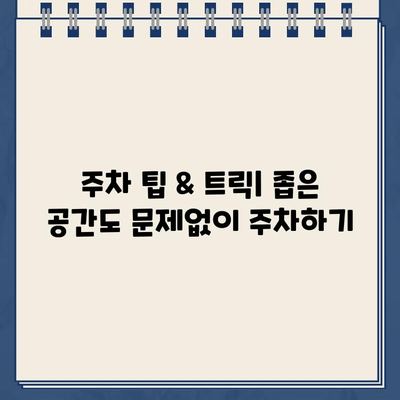 주차 규정 완벽 가이드| 현명한 운전자가 알아야 할 모든 것 | 주차 팁, 주차 위반, 주차 요금, 주차장 안전