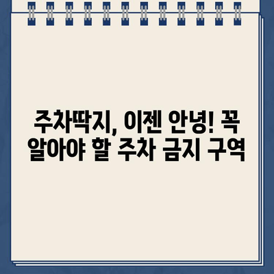 주차딱지 붙기 전, 꼭 확인해야 할 주의사항 7가지 | 주차 위반, 딱지, 과태료, 벌금, 주차 관리