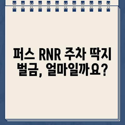 호주 퍼스 RNR 주차 딱지, 이젠 걱정 마세요! | 주차 규정, 딱지 해결 팁, 벌금 정보