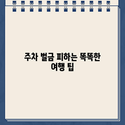 유럽 독일 여행 중 렌트카 주차 위반 벌금, 이렇게 해결하세요! | 벌금 납부 방법, 주의 사항, 팁