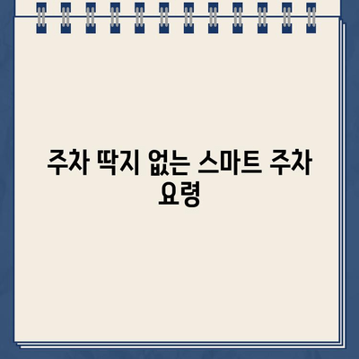 주차딱지 없이도 편하게 주차하기| 꿀팁 & 주차 정보 | 주차, 딱지, 주차 팁, 주차 정보, 주차 요령