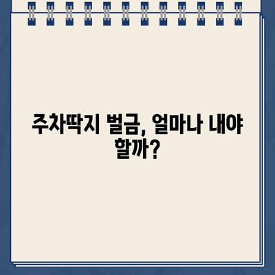 주차딱지 등기, 벌금 폭탄? 😱 | 주차딱지 벌금, 납부 방법, 면제 가능성 확인