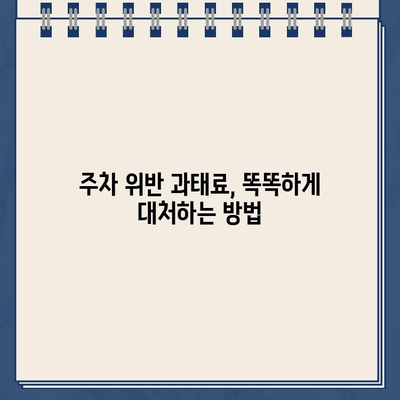 주차 딱지, 이제 쉽게 제거하세요! | 주차 딱지 제거, 주차 위반, 과태료, 딱지 해결 팁