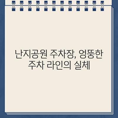 난지공원 주차장, 이상한 주차 라인과 중복 징수 논란| 운전자들의 고충 | 난지공원, 주차 문제, 불편사항, 민원