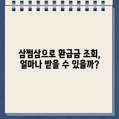 삼쩜삼 종합소득세 환급금 조회| 내 환급금은 안전할까? | 환급 미지급 가능성, 확인 방법, 주의 사항