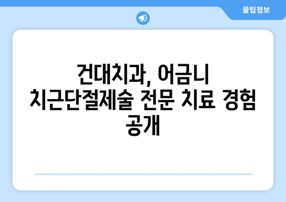 어금니 치근단절제술 경험, 광진구 건대치과의 전문적인 치료 사례 공개 | 치근단절제술, 어금니, 치과, 광진구, 건대치과, 치료 사례