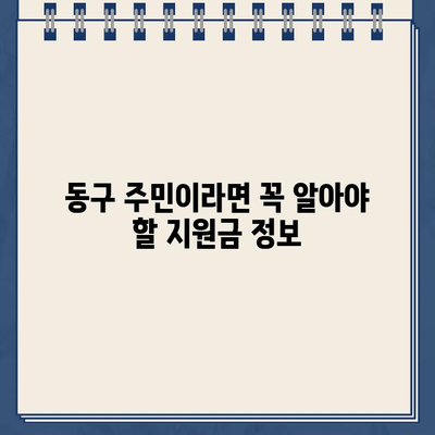 광주 동구 민생회복지원금 25만원, 신청부터 사용까지 완벽 가이드 | 전국민, 이재명법, 충장동, 동명동, 계림동, 산수동, 지산동, 서남동, 학동, 학운동, 지원동, 궁동, 금남로