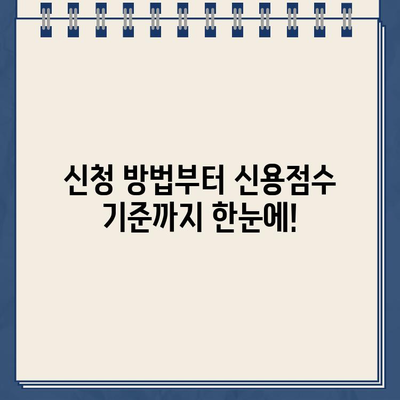 저신용 소상공인 위한 자금 지원 확대! 대상, 신청 방법, 신용점수 기준까지 완벽 정리 | 소상공인 지원, 정부 지원, 저신용자 대출