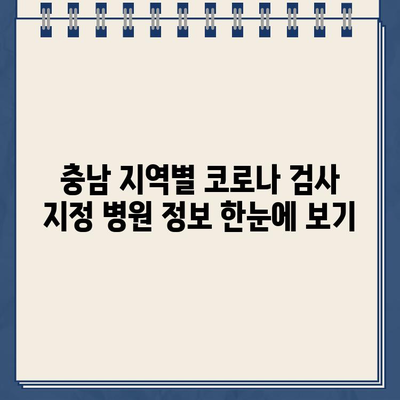 충남 코로나 검사 지정 병원 찾기| 검색 방법과 조회 | 국민 안심 병원, 호흡기 전달 클리닉, 선별 진료소 정보